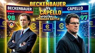 manager F.Beckenbauer vs Capello🔥😱 screenshot 5