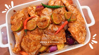 صينية دجاج بالخضروات مع طريقة رز العزائم اللذيذ #مطبخ_البطيخ