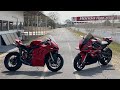 Riding My Ducati Panigale V4S  on the track for the first time #trackday #panigalev4s #s1000rr 