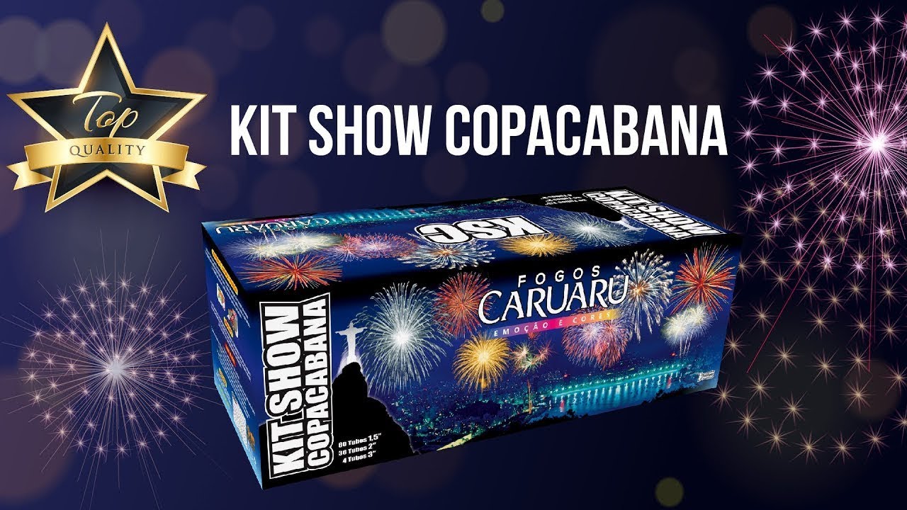 CONHEÇA TUDO SOBRE A TORTA KIT SHOW COPACABANA DA FOGOS CARUARU - UM SHOW COMPLETO!