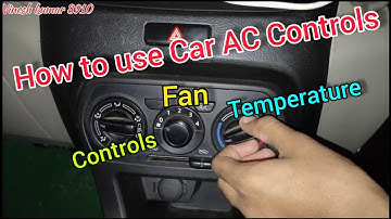 How to use AC Controls in WagonR Fan, Temperature!! Easy way😀💯