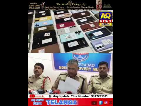 Secunderabad GRP recovers 150 mobile phones via CEIR portal; DSP S.N. Javed hands them to owners
