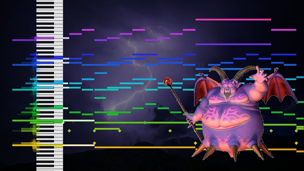 ドラクエ8 おおぞらに戦う 【MIDI】Dragon Quest VIII -Battle in the Heavens 【Cover】