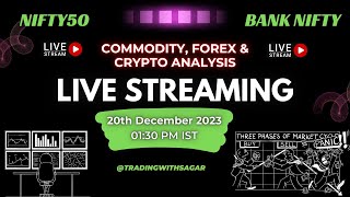 20th Dec 2023 - Live Intraday Trading | Forex, Crypto, Crude Oil, Natural Gas And Gold  Analysis |