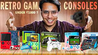 Best Retro Gaming Console Under 1000? SUP400 vs G5 vs G7 vs X7M vs S10 Gamepad