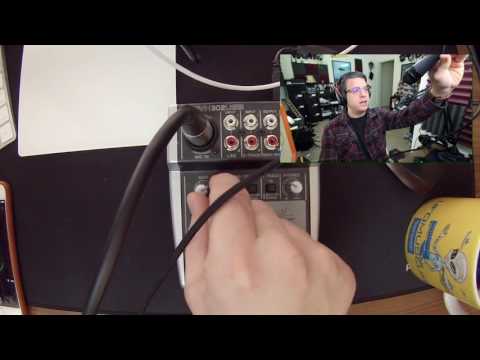 Sennheiser E835 with Xenyx 302USB Audio Test /Demo