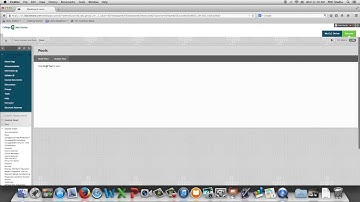 Creating a pool in blackboard