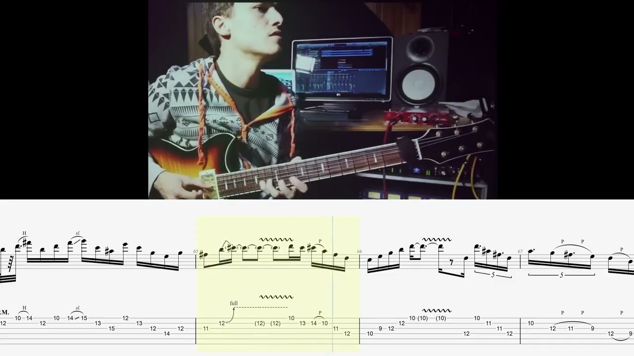 Matteo Mancuso TAB - playing Room 335 (by Larry Carlton 