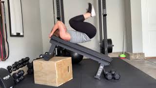 Incline Knee Tucks