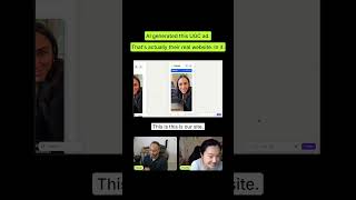 AI made a UGC ad with the actual Leadpages website inside #shorts #ytshorts