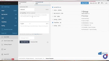 Upload Excel file for sending SMS