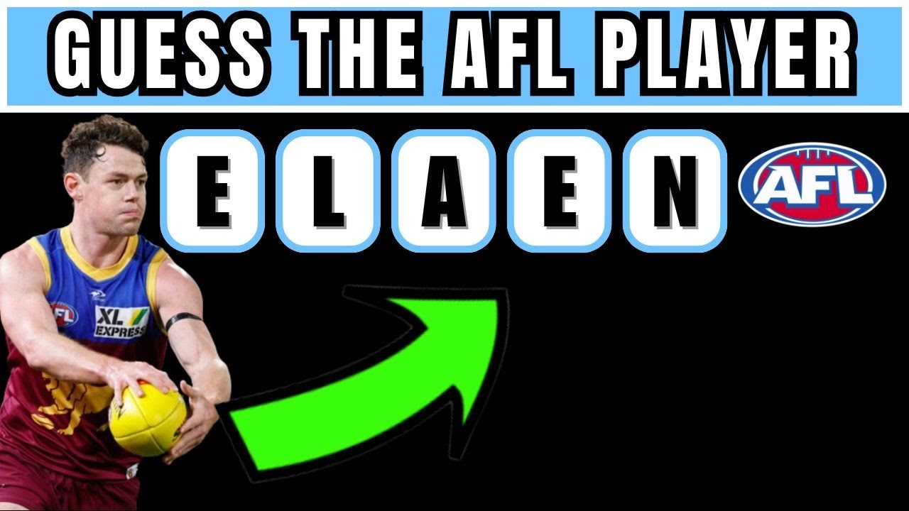 Guess This AFL Player! (AFL Trivia) - YouTube