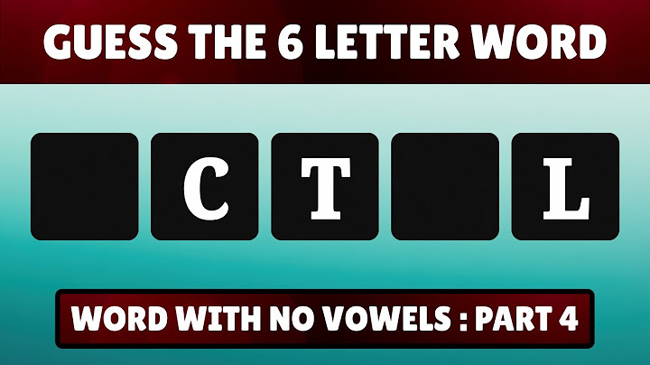 Can You Solve This Logic Puzzle 5 Letter Words With No Vowels | Part 4 | Quiz World Sunita