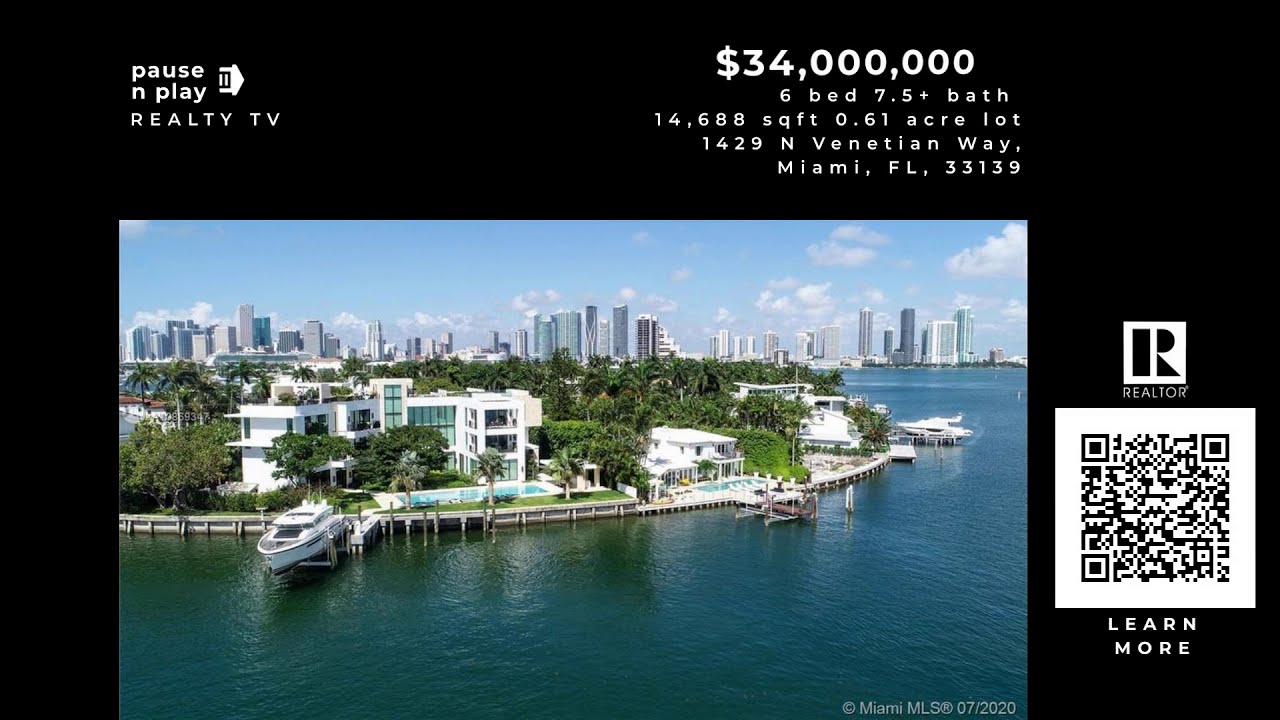 Miami Real Estate - Miami FL Homes For Sale - $34 Million - 1429 N Venetian Way, Miami, FL, 33139