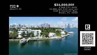 Miami Real Estate - Miami FL Homes For Sale - $34 Million - 1429 N Venetian Way, Miami, FL, 33139