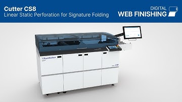 Cutter CS8 - Linear Static Perforation for Signature Folding | Hunkeler AG