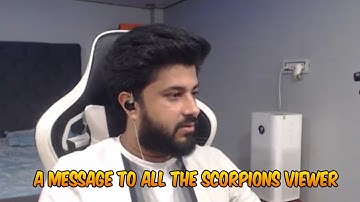 A Message To All Scorpions 🦂Audience