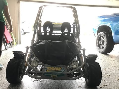 Fox Zircon 150cc go kart ride and review
