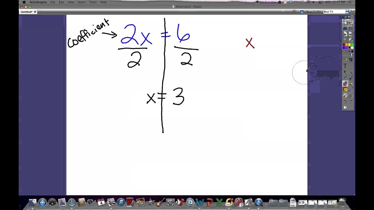 One Step Equation YouTube One step equation youtube