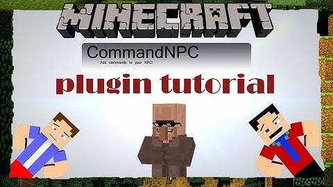 COMMANDNPC PLUGIN || Tutorial [Nederlands/Dutch]
