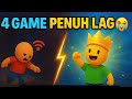 4 Game Penuh Lag 😭 Tapi 1 Mahkota Tetap Didapat! 🔥- STUMBLE GUYS
