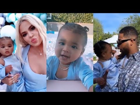 Video: Khloe Kardashian's Daughter By The Pool