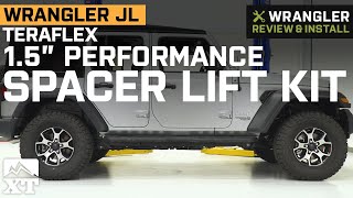 Jeep Wrangler JL 4 Door Teraflex 1.5 in. Performance Spacer Lift Kit Review & Install