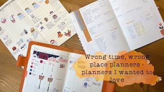 Planner fails - planners I wanted to love but just didnt work for me