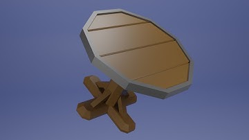 3D Modeling a Low Poly Round Table in Blender