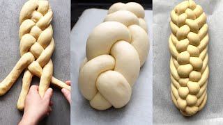 BRAIDING CHALLAH BREAD || ONE SIMPLE TECHNIQUE TO BRAID ANY CHALLAH || EASY step by step