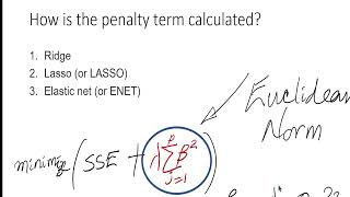 Part 20 Regularized Regression Models Ridge LASSO and Elastic Net