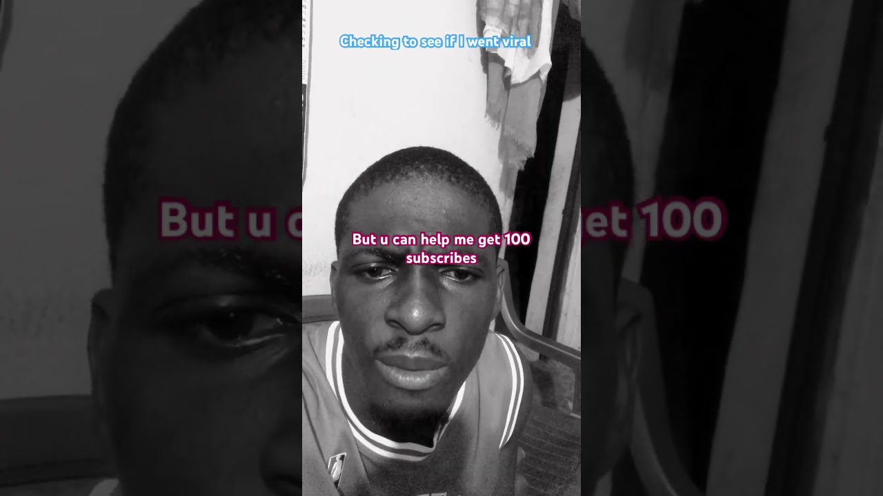 Checking to see if I went viral 