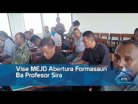 Vise MEJD Abertura Formasaun Ba Profesor Sira