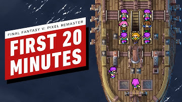Final Fantasy V: Pixel Remaster - First 20 Minutes of Gameplay