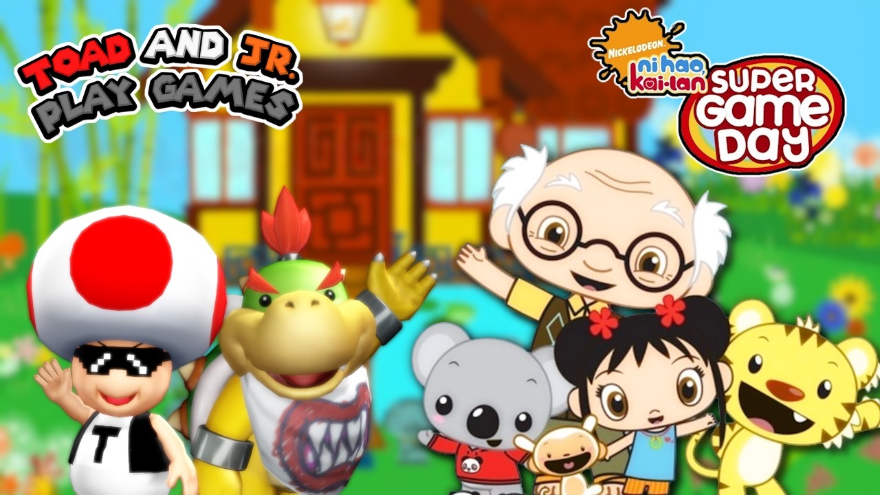 Toad Jr Toad & Jr. Play Games: Ni Hao, Kai-Lan: Super Game Day (Wii) #1 - YouTube