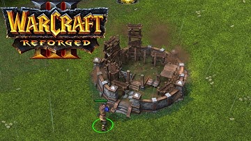 Warcraft 3 Reforged Human Building Animation | It Builds itself!