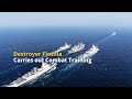 Destroyer Flotilla Carries out Combat Training