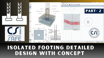 CSI SAFE  Course - 13 Isolated Footing Detailed design Part 2