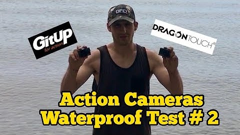 ACTION CAMERAS WATERPROOF TEST #2 GITUP G3 AND DRAGON TOUCH