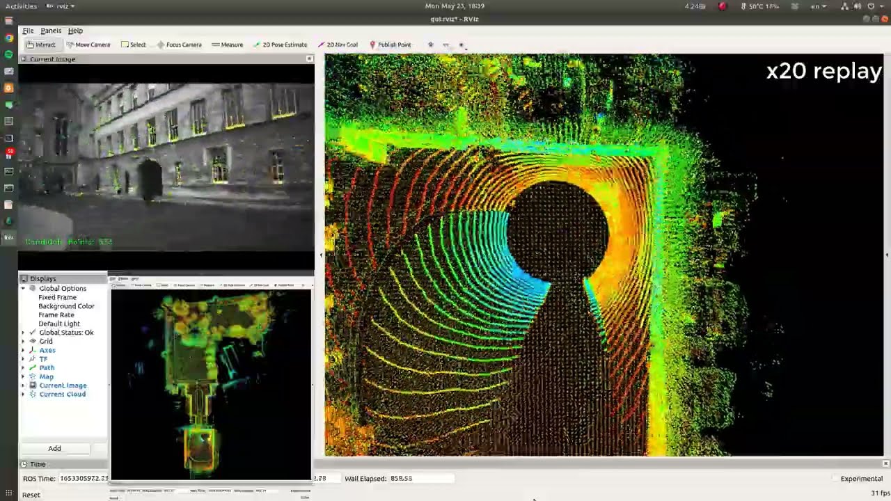 Direct SLAM based on Camera-LiDAR Fusion in Outdoor Environments