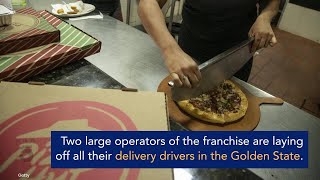 California Pizza Hut operators laying off delivery drivers