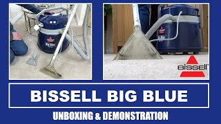 Bissell 1671L Big Blue Deep Cleaner Unboxing & Demonstration