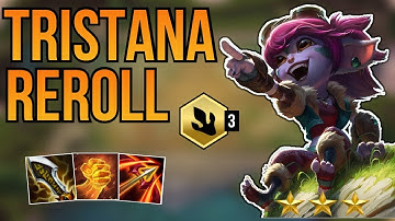 Must Learn! 3 Star Tristana Reroll Hyper Carries w/ 3 Trainer | TFT 12.13 | Teamfight Tactics Set 7