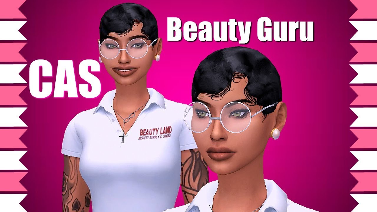 The Sims 4 Create A Sim Beauty Guru With Tattoos🎮 Athena Youtube