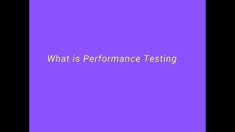 What is Performance Testing || Loadrunner || JMeter
