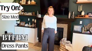 Review of Woman’s Dress Pants from Amazon + Try On Size Medium!