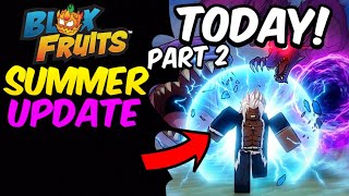 Blox Fruits FINAL SUMMER UPDATE TODAY! Trailer + Venom Awakening