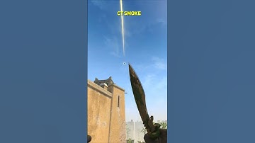 Giant A Site CT Smoke From Ramp Mirage CS2 #shorts