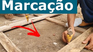 Marcar De Escavação De Sapata