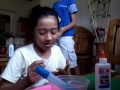 How to make a slime with liquid detergent and glue 